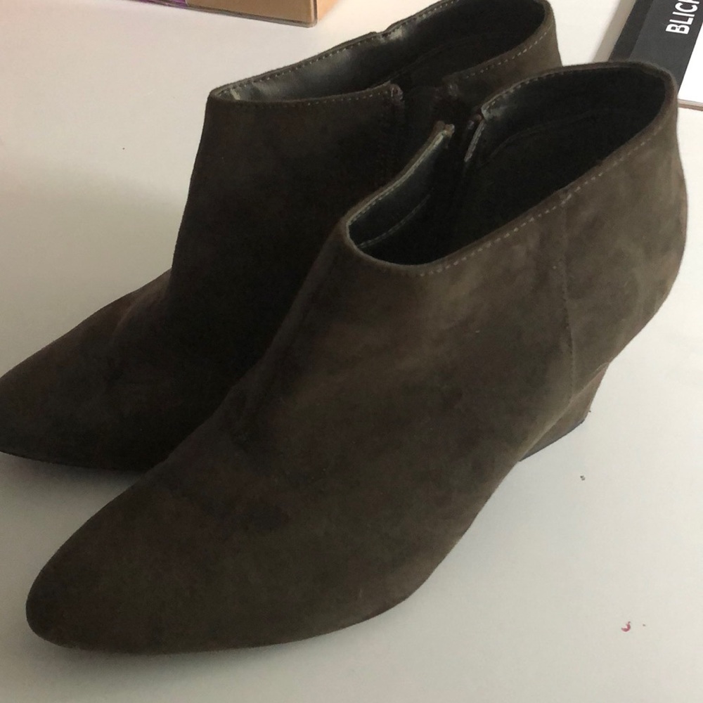 Olive Green Boot Heels